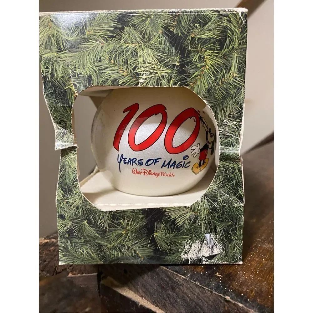 Vintage 1993 100 years of magic Christmas ornament